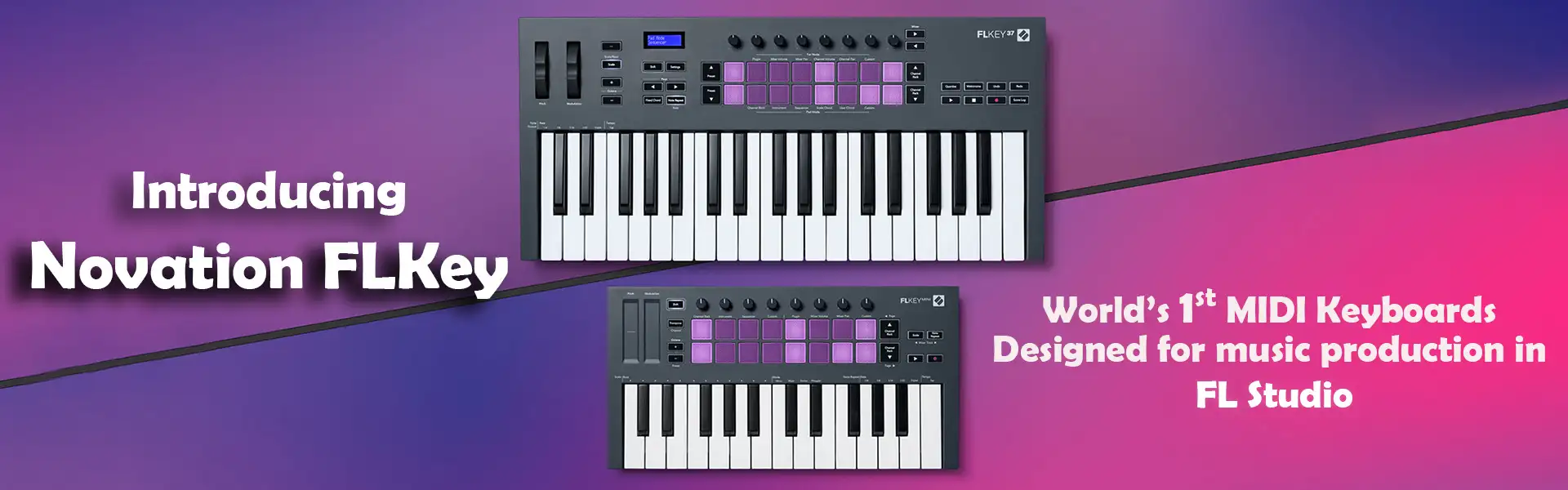 Novation FLKey MIDI Keyboard Promo Banner for Audempire