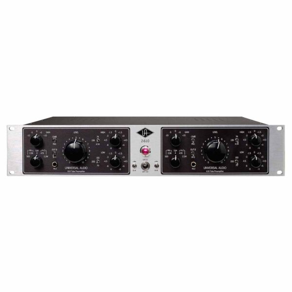 Universal Audio 2-610 Dual Channel Tube Preamplifier - Front Universal Audio 2-610 Dual Channel Tube Preamplifier - Front