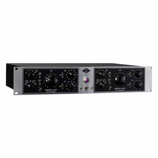 Universal Audio 2-610 Dual Channel Tube Preamplifier - Side Universal Audio 2-610 Dual Channel Tube Preamplifier