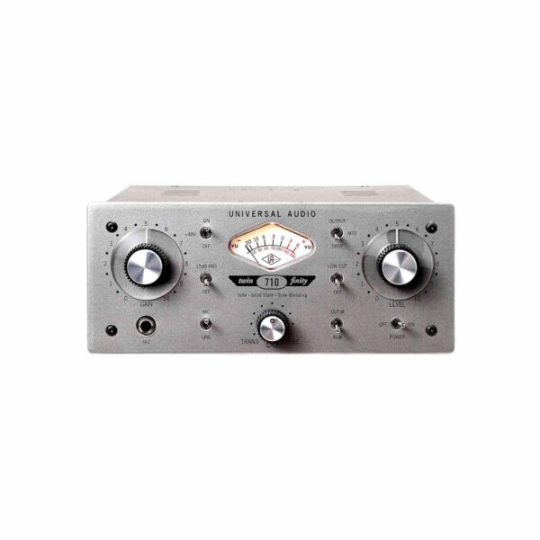 Universal Audio 710 Twin-Finity Tone Blending Mic Preamplifier - Front Universal Audio 710 Twin-Finity Tone Blending Mic Preamplifier - Front