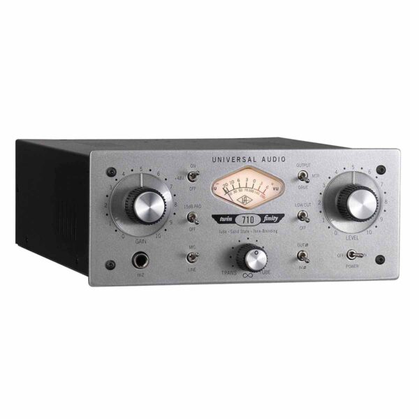 Universal Audio 710 Twin-Finity Tone Blending Mic Preamplifier - Side Universal Audio 710 Twin-Finity Tone Blending Mic Preamplifier