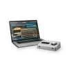 Universal Audio Apollo Solo Heritage Edition Thunderbolt 3 Audio Interface - Side View with LUNA