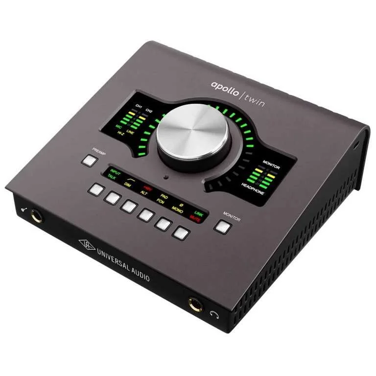 Universal Audio Apollo Twin MKII DUO Heritage Edition Thunderbolt Audio Interface - Side Panel
