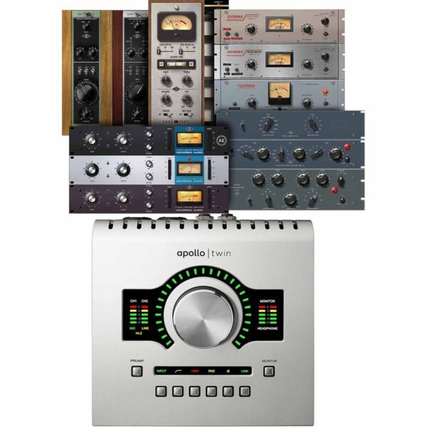 Universal Audio Apollo Twin USB DUO Heritage Edition Audio Interface - Top panel Universal Audio Apollo Twin USB DUO Heritage Edition Audio Interface - Top panel