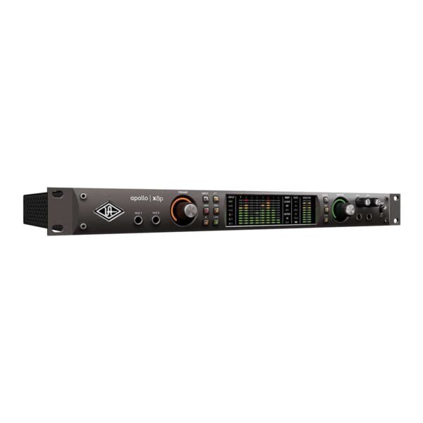 Universal Audio Apollo x8p Heritage Edition Thunderbolt 3 Audio Interface - Side Panel View Universal Audio Apollo x8p Heritage Edition Thunderbolt 3 Audio Interface