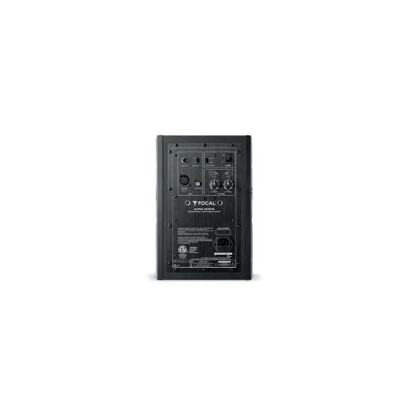 Focal Alpha 50 Evo 5 inch 2-Way Active Studio Monitor - Rear View Focal Alpha 50 Evo 5 inch 2-Way Active Studio Monitor - Rear View