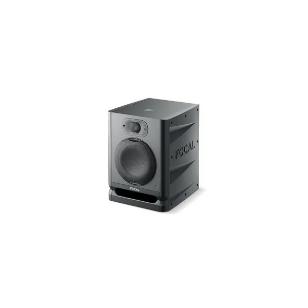 Focal Alpha 65 Evo 6-5 Inch 2-Way Active Studio Monitor - Front Side View with grille Focal Alpha 65 Evo 6.5" Inch 2-Way Active Studio Monitor - Front Side View with grille