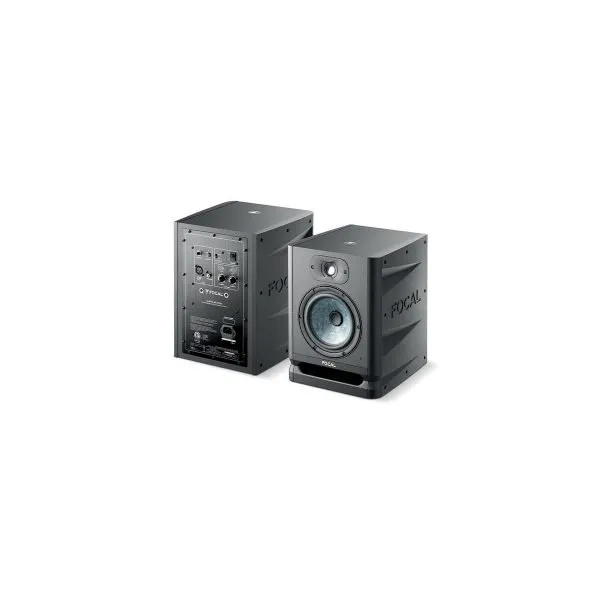 Focal Alpha 65 Evo 6-5 Inch 2-Way Active Studio Monitor - Front and Rear Side View Focal Alpha 65 Evo 6.5" Inch 2-Way Active Studio Monitor - Front and Rear Side View