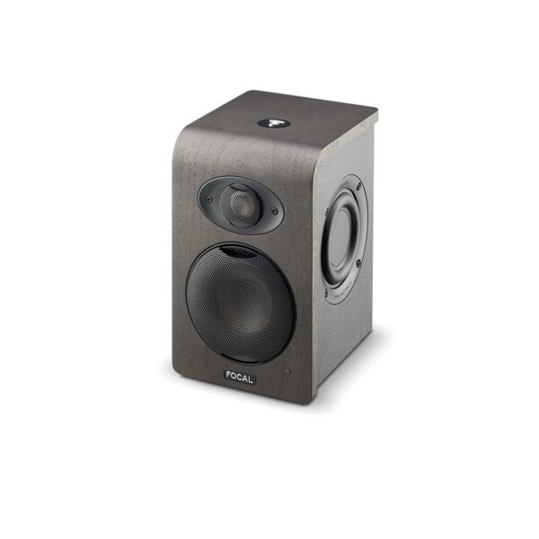 Focal Shape 40 4" inch 2-Way Active Studio Monitor - Front Top Side View with grille