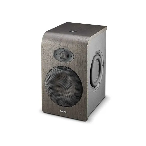 Focal Shape 65 6-5-Inch 2-Way Active Studio Monitor - Front Side View with protection grille Focal Shape 65 6.5" Inch 2-Way Active Studio Monitor - Front Side View with protection grille