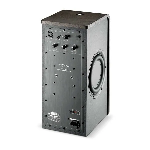 Focal Shape Twin Dual 5 inch 2-5 -Way Active Studio Monitor - Rear Side View Focal Shape Twin Dual 5" inch 2.5-Way Active Studio Monitor - Rear Side View