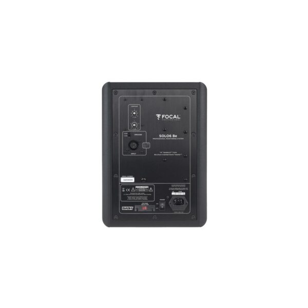 Focal Solo6 Be 40th 6-5 inch 2-Way Active Studio Monitor - Rear View Focal Solo6 Be 40th 6.5" inch 2-Way Active Studio Monitor - Rear View