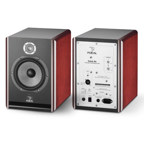Focal Solo6 Be 6-5 inch 2-Way Active Studio Monitor - Front and Rear Side View Focal Solo6 Be 6-5 inch 2-Way Active Studio Monitor - Front and Rear Side View