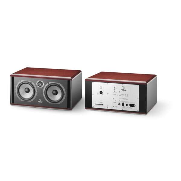 Focal Twin6 Be 6-5 inch 3-way Active Studio Monitor - Front Side and Back Side View Focal Twin6 Be 6.5" inch 3-way Active Studio Monitor - Front Side and Back Side View