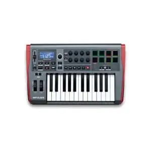 Novation Impulse 25 25-key MIDI Keyboard Controller - Top View Novation Impulse 25 25-key MIDI Keyboard Controller - Top View