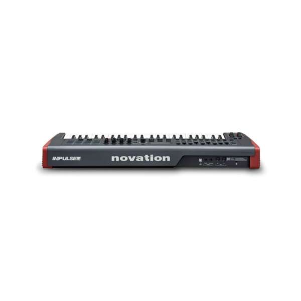Novation Impulse 49 49-key MIDI Keyboard Controller - Rear View Novation Impulse 49 49-key MIDI Keyboard Controller - Rear View