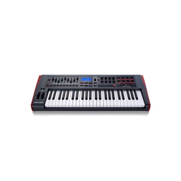 Novation Impulse 49 49-key MIDI Keyboard Controller - Top Front View Novation Impulse 49 49-key MIDI Keyboard Controller - Top Front View