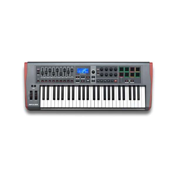 Novation Impulse 49 49-key MIDI Keyboard Controller - Top View Novation Impulse 49 49-key MIDI Keyboard Controller - Top View