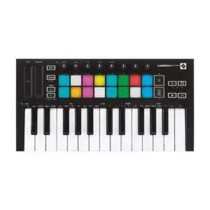 Novation Launchkey Mini MK3 25-key MIDI Keyboard Controller - Top View