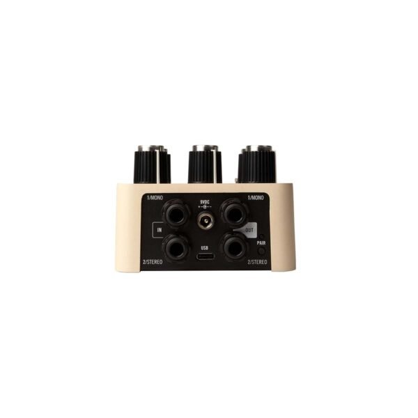 Universal Audio UAFX Astra Modulation Machine Pedal - Rear Panel View Universal Audio UAFX Astra Modulation Machine Pedal - Rear Panel View