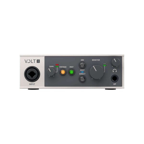 Universal Audio Volt 1 USB-C Audio Interface - Front Panel View