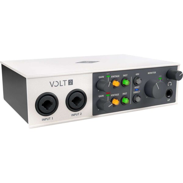Universal Audio Volt 2 USB-C Audio Interface - Side Panel View Universal Audio Volt 2 USB-C Audio Interface - Side Panel View