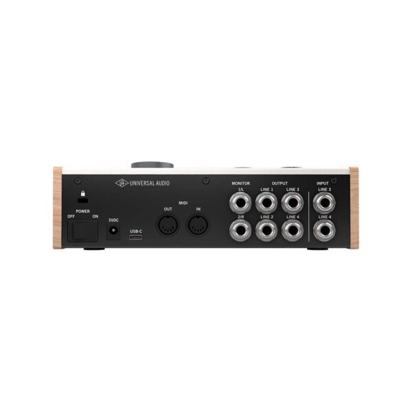 Universal Audio Volt 476 USB-C Audio Interface - Rear Panel View Universal Audio Volt 476 USB-C Audio Interface - Rear Panel View