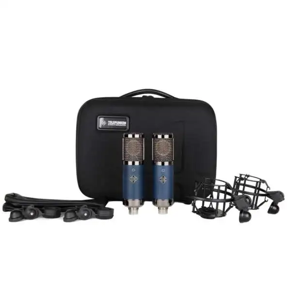 Telefunken TF11 FET Large-diaphragm Condenser Microphone - Stereo Set with case and accessories Telefunken TF11 FET Large-diaphragm Condenser Microphone - Stereo Set with case and accessories