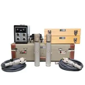 Telefunken C12 Large-diaphragm Tube Condenser Microphone - Stereo Set bundle