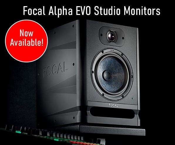 Focal Alpha Evo Studio Monitors Promo Banner for Audempire
