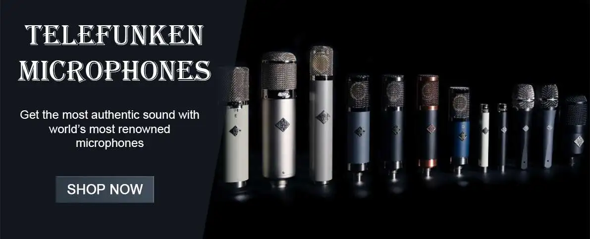 Telefunken Microphones Pro Banner for Audempire