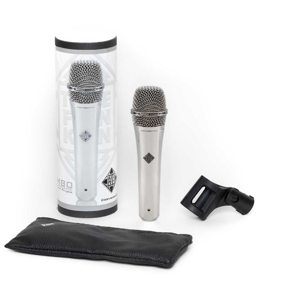 Telefunken M80 Chrome Supercardioid Dynamic Handheld Vocal Microphone Set Set