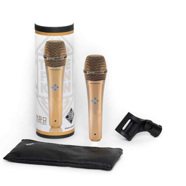 Telefunken M80 Gold Supercardioid Dynamic Handheld Vocal Microphone Set Telefunken M80 Gold Supercardioid Dynamic Handheld Vocal Microphone Set